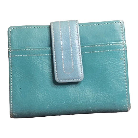 Fossil Bags Fossil Tourquois Leather Idcard Holder Travel Passport